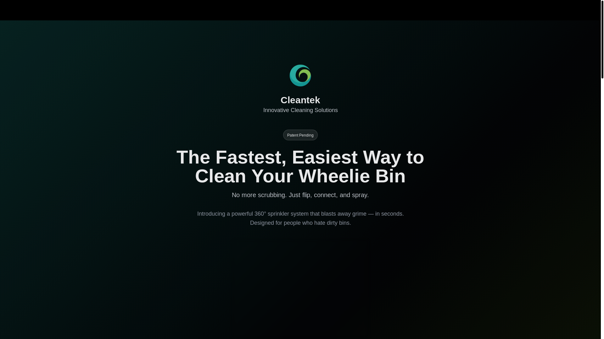 website screenshot of https://clean-tek.org/