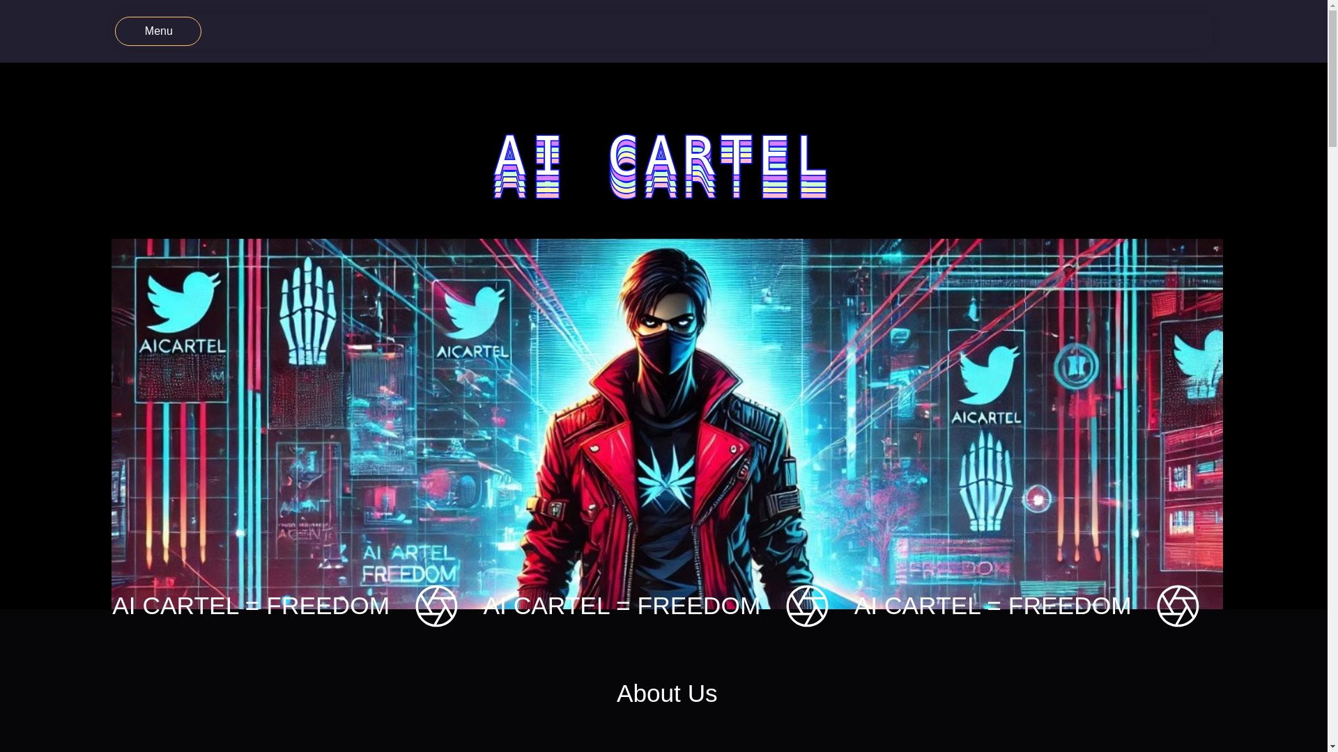 website screenshot of https://aicartel.xyz/
