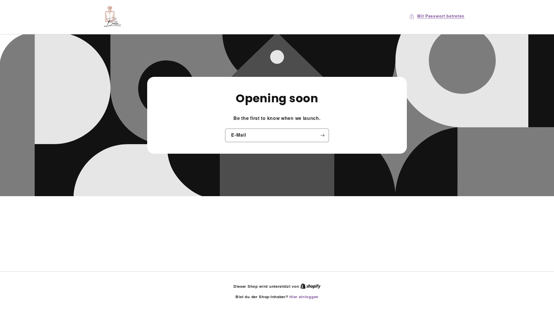 website screenshot of https://belleparfums.de/