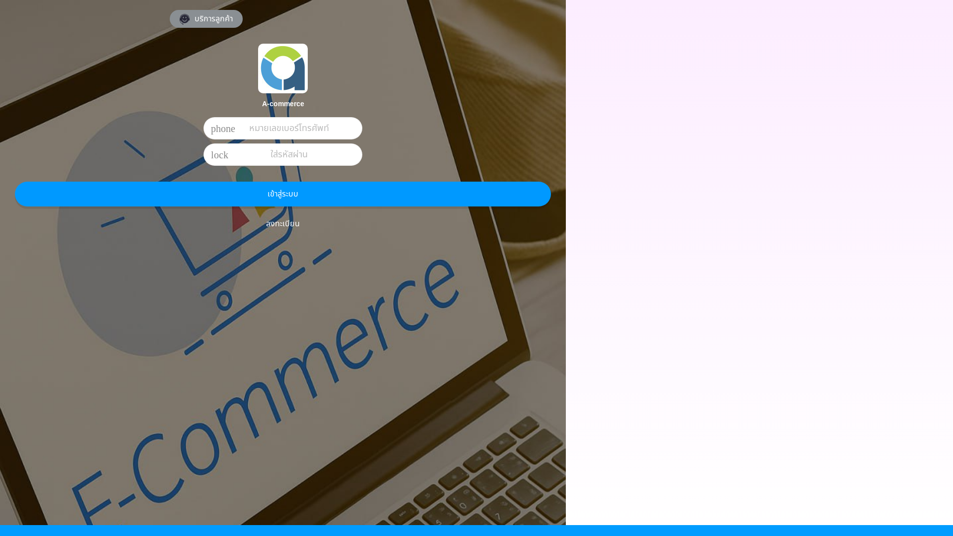 website screenshot of https://aa-commercesp.com/