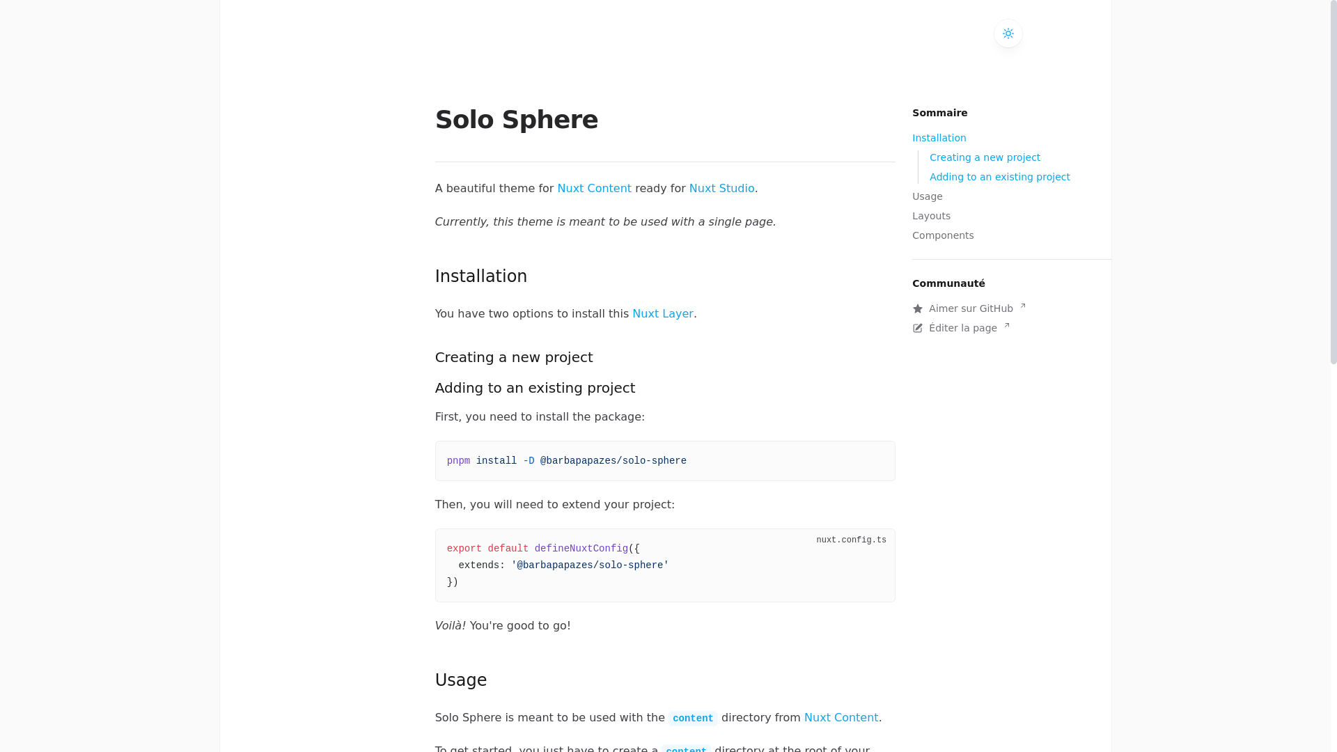 website screenshot of https://solo-sphere-esteban-soubiran-site.pages.dev/