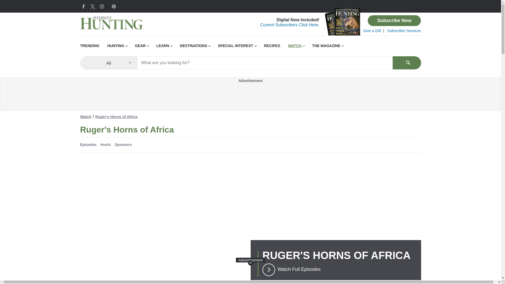 website screenshot of https://horns-of-africa.com/