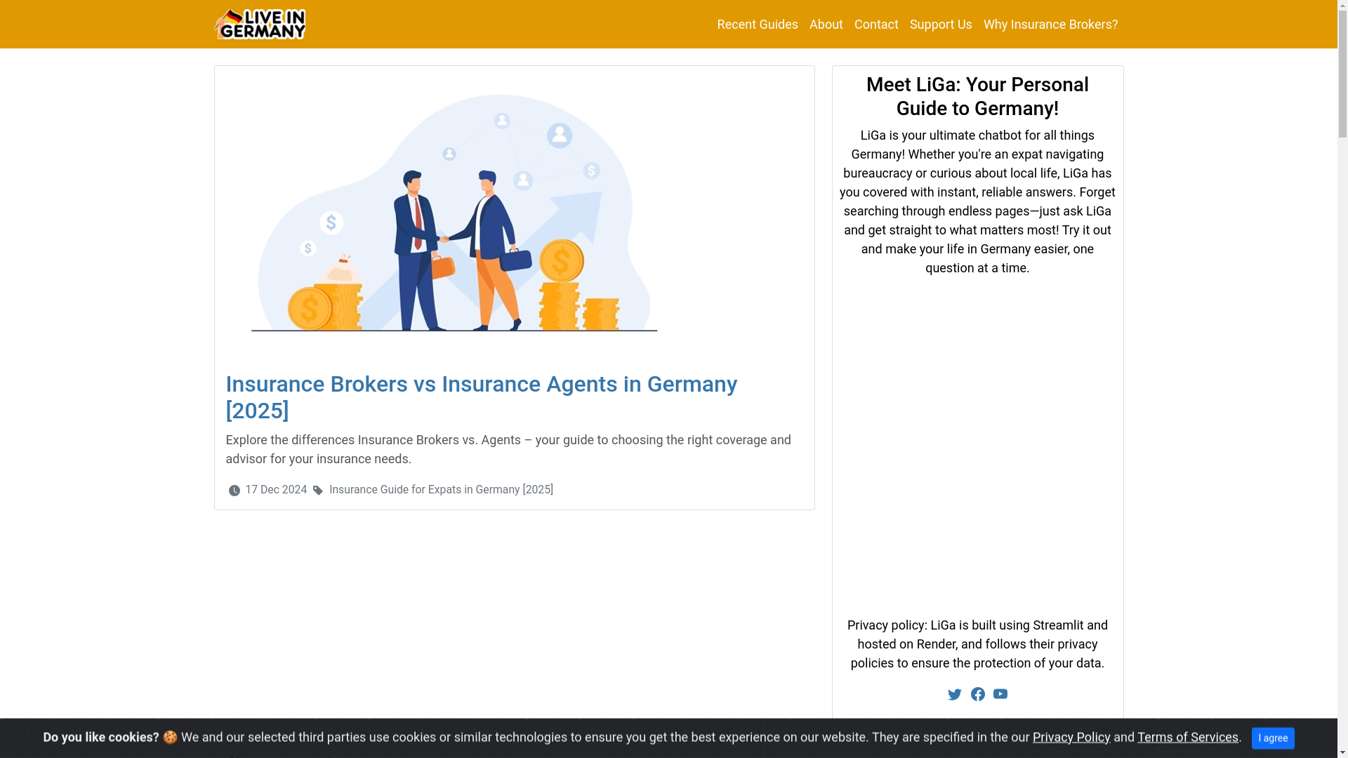website screenshot of https://liveingermany.pages.dev/