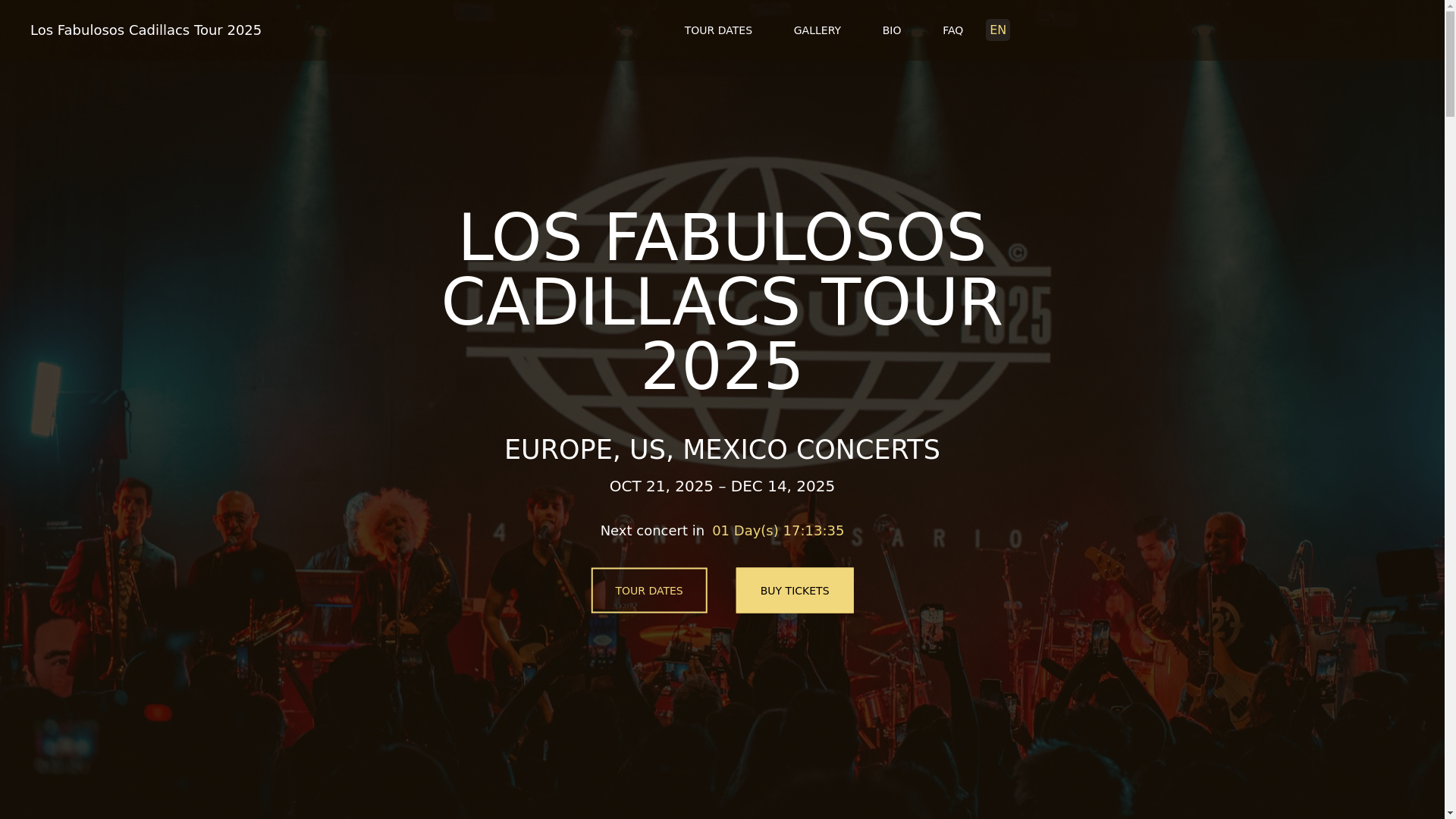 website screenshot of https://losfabulososcadillacstour-com-github-io.pages.dev/