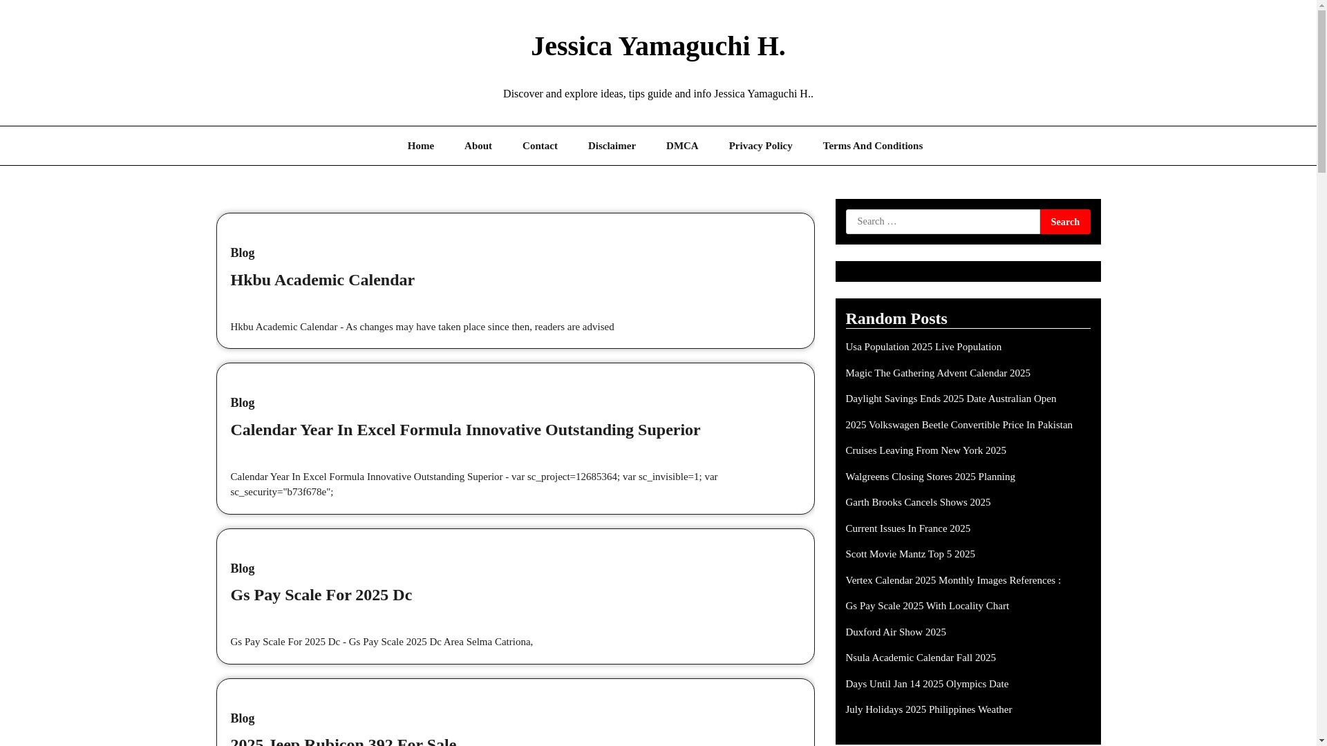 website screenshot of https://jessicayamaguchih.pages.dev/