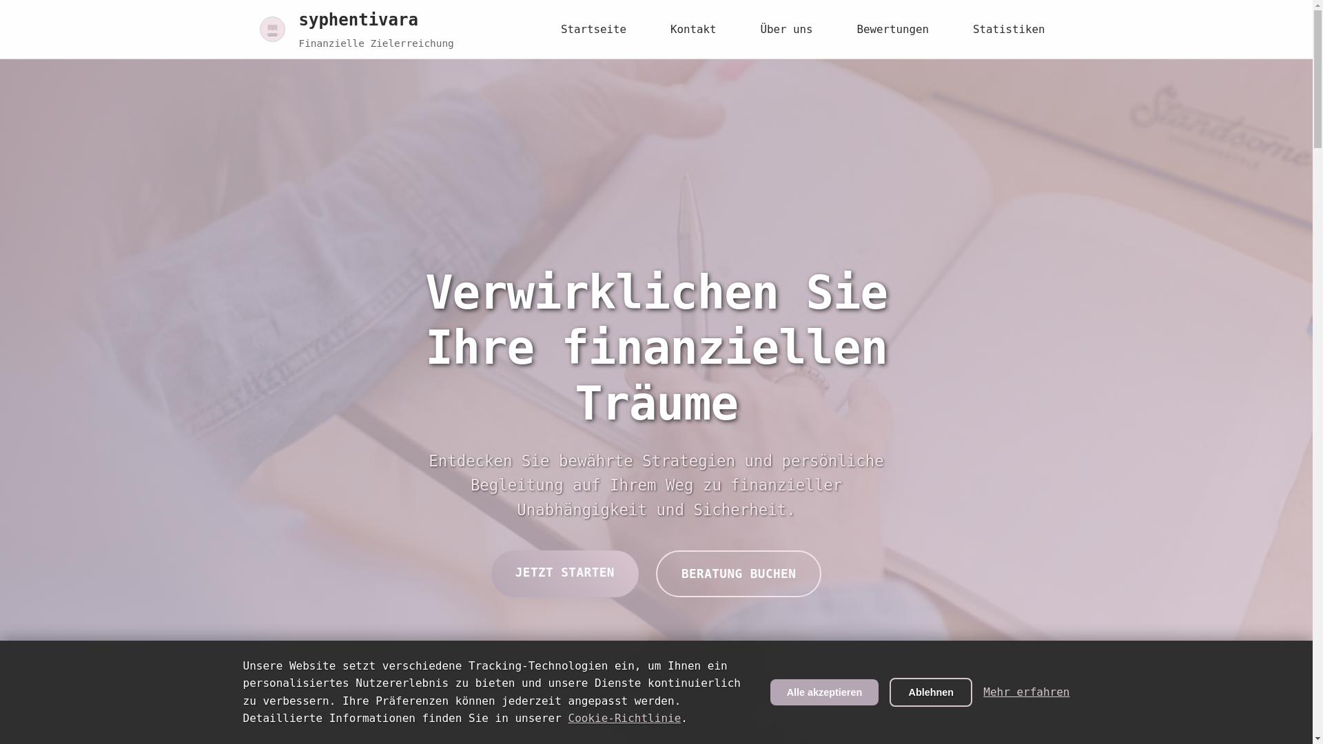 website screenshot of https://syphentivara.com