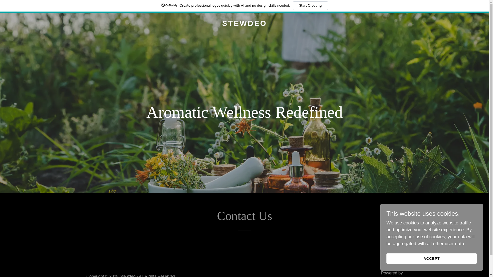 website screenshot of https://stewdeo.in/