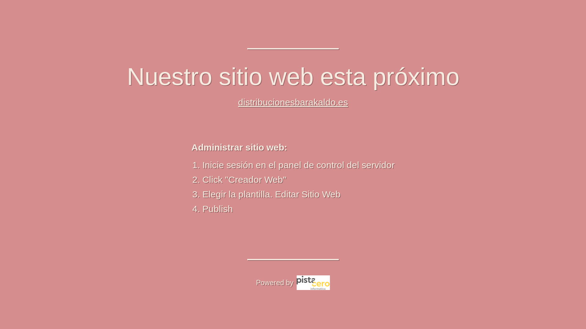 website screenshot of https://distribucionesbarakaldo.es/