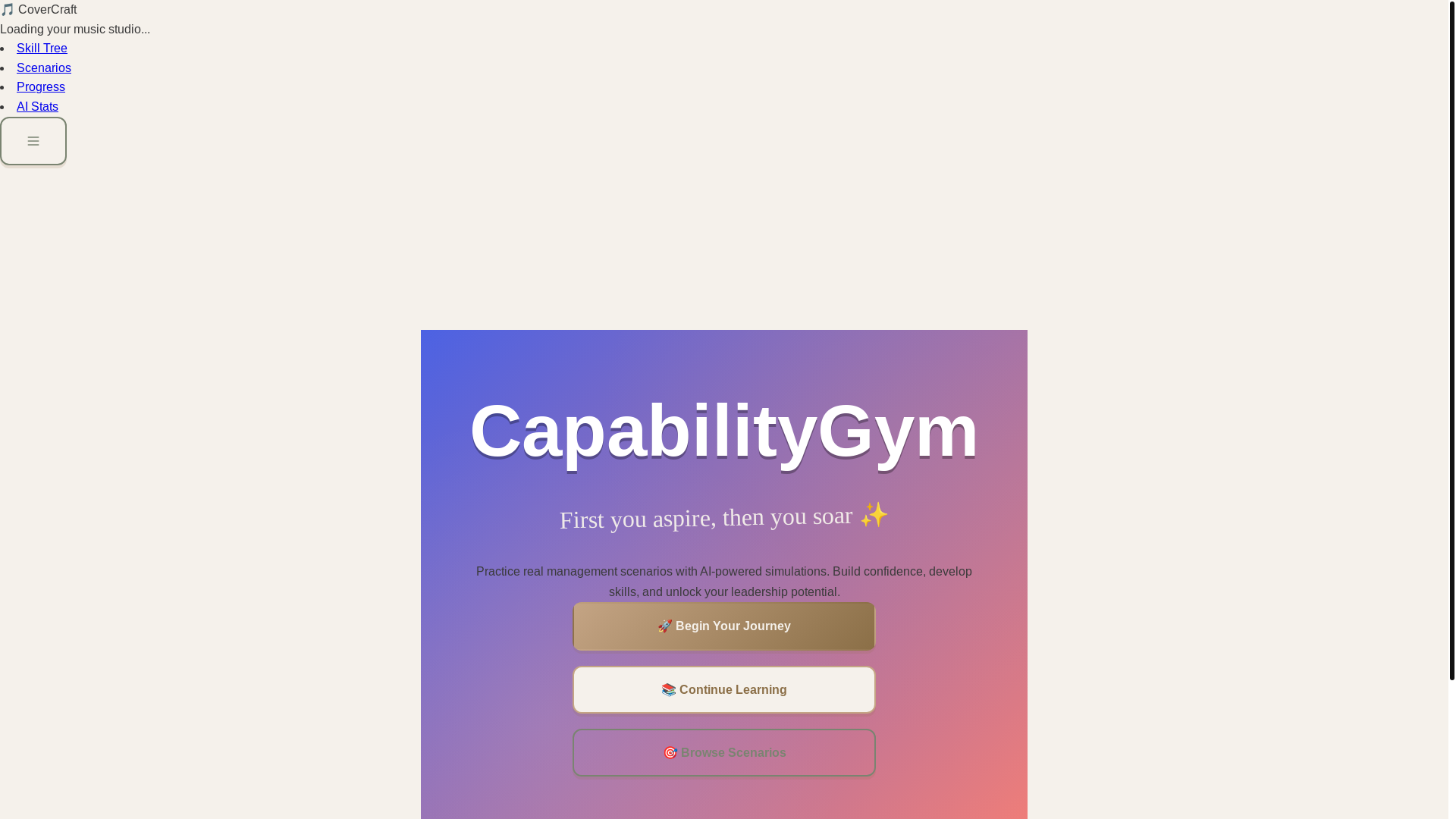 website screenshot of https://covercraft.pages.dev/