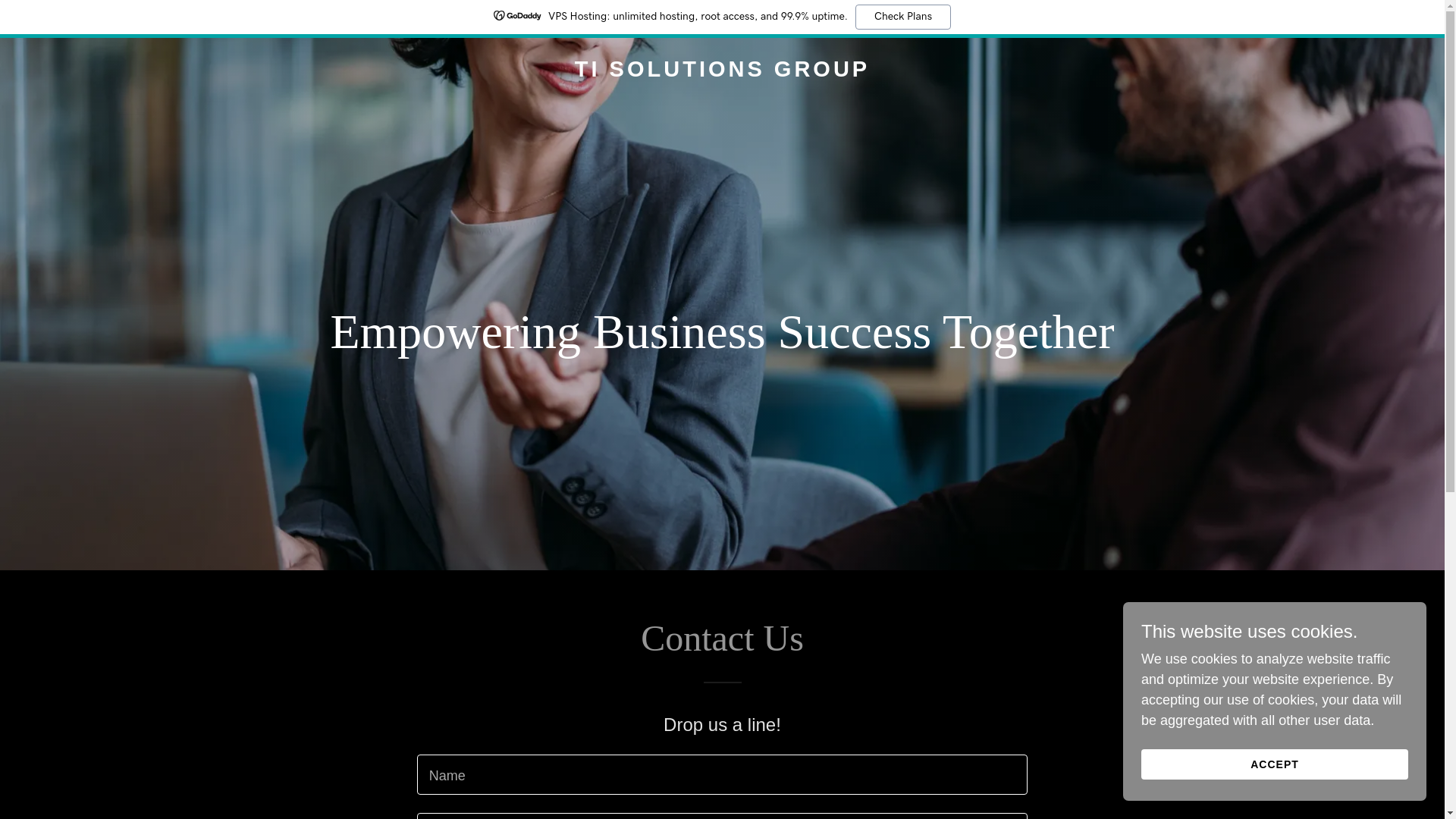 website screenshot of https://tisolutionsgrp.com/