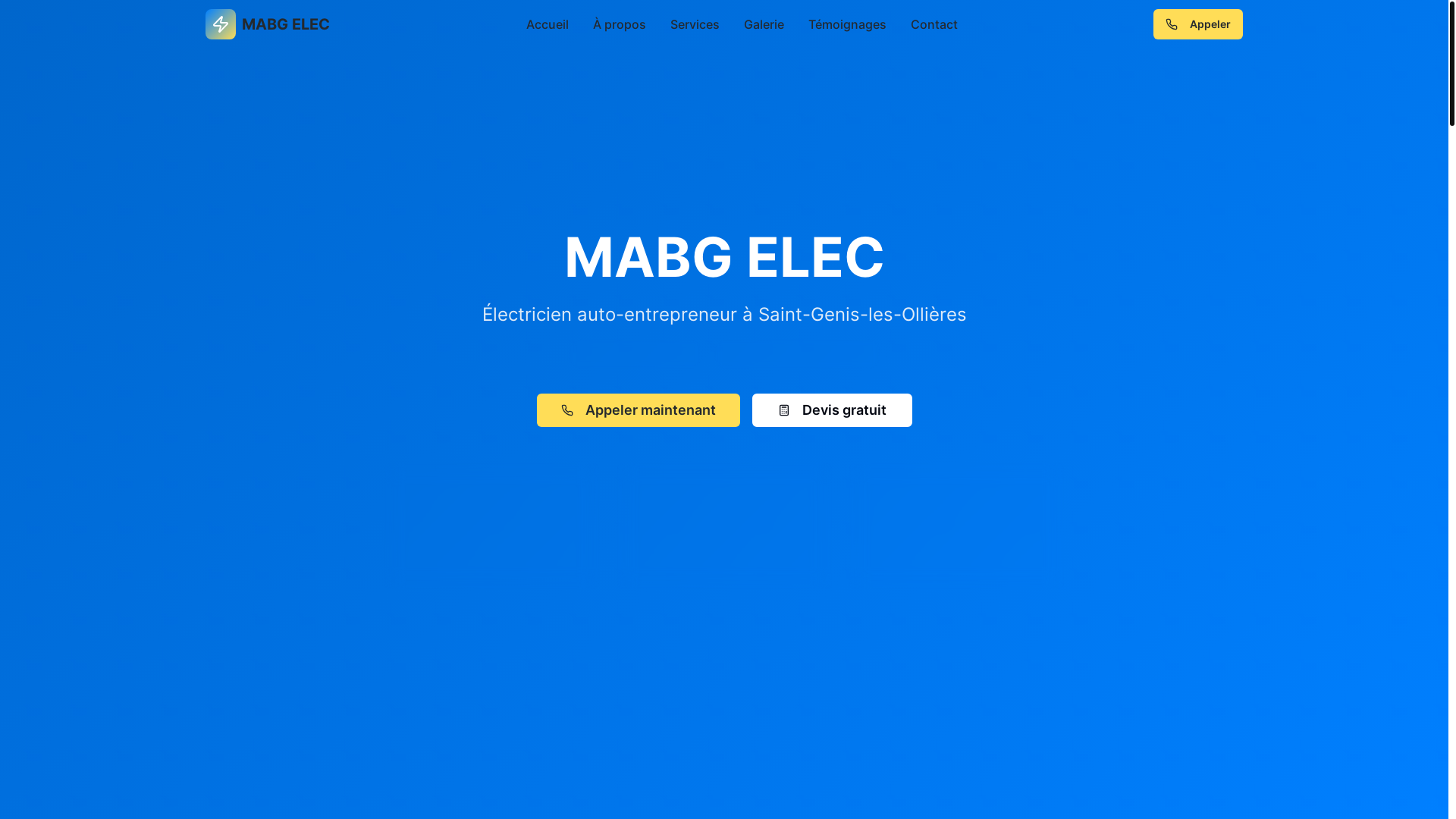 website screenshot of https://mabgelec.com/