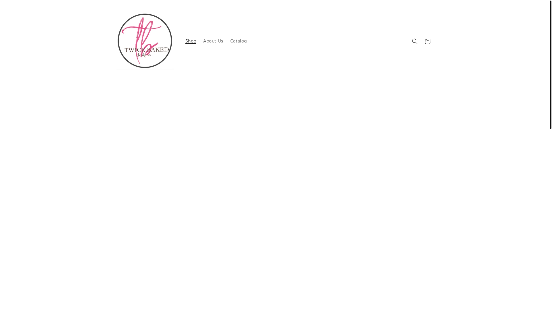 website screenshot of https://twicebakeddesigns.com/