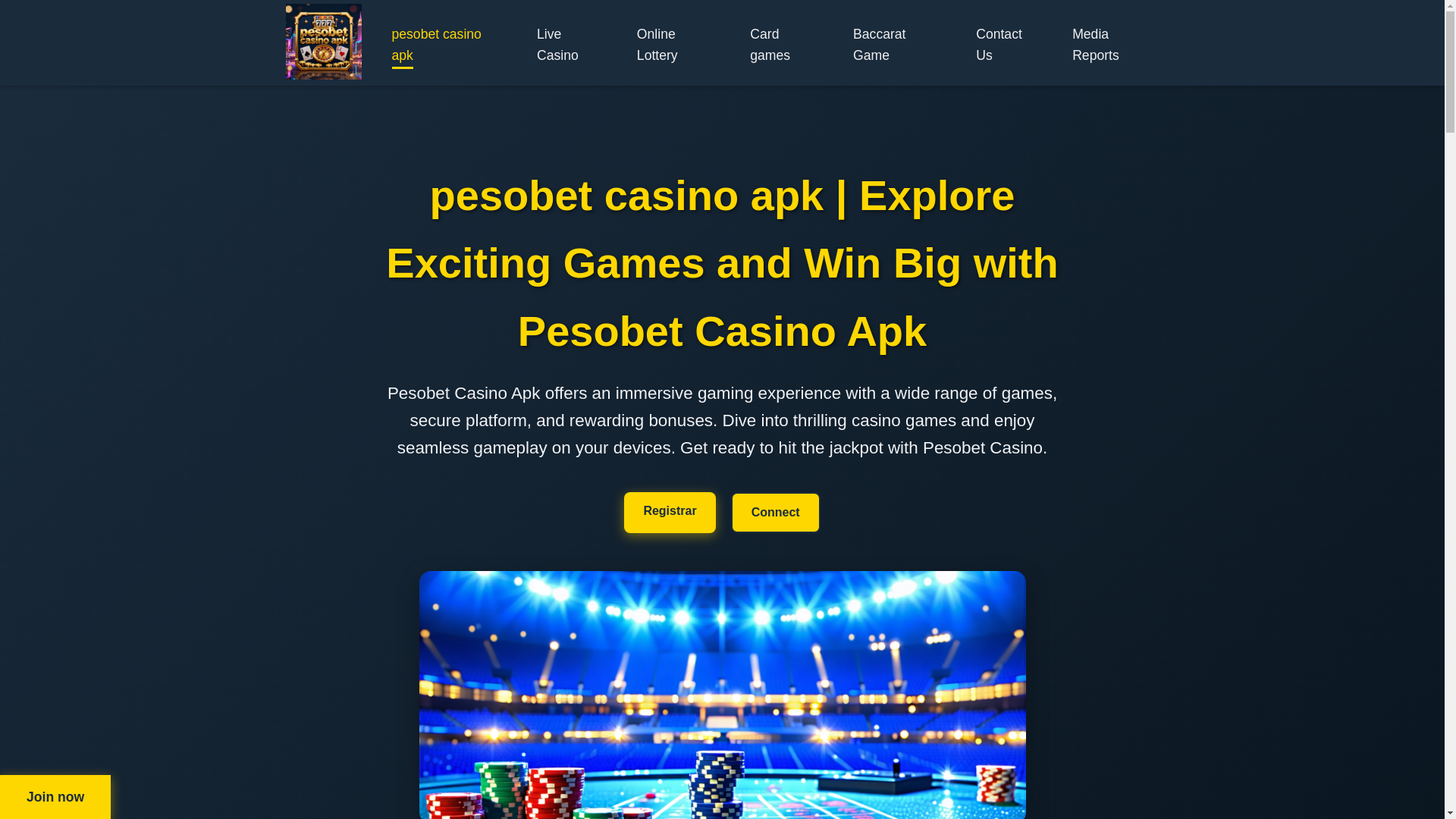 website screenshot of https://pesobetcasinoapk.com/