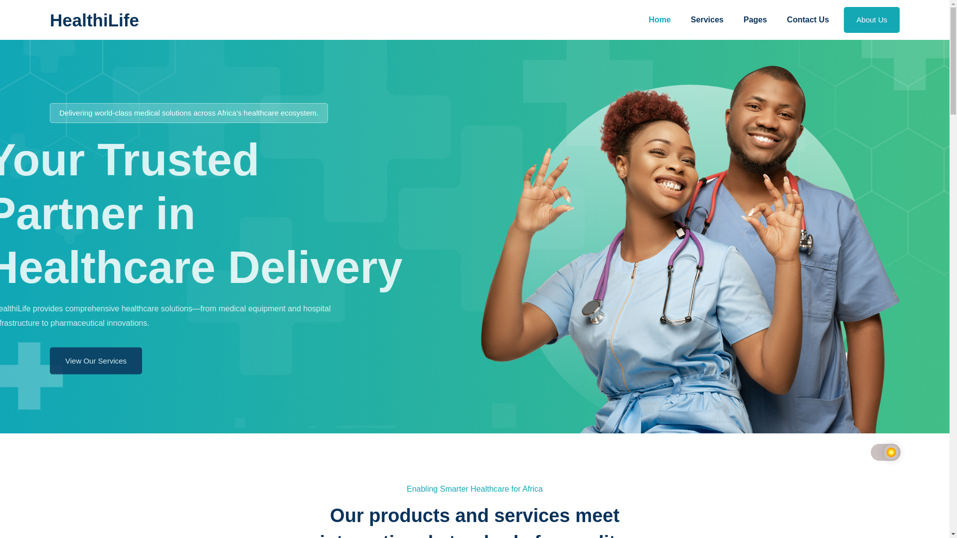 website screenshot of https://healthilifenigeria.ng/