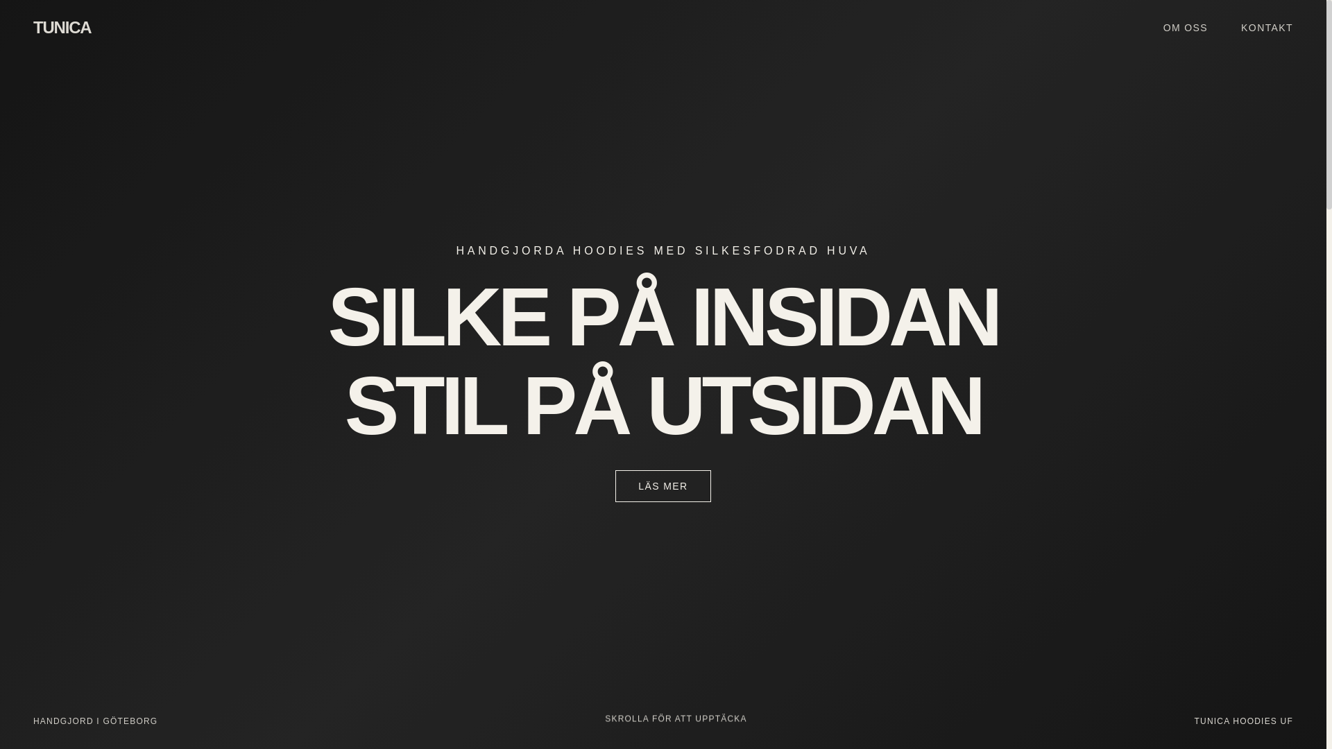 website screenshot of https://tunicahoodies.store/