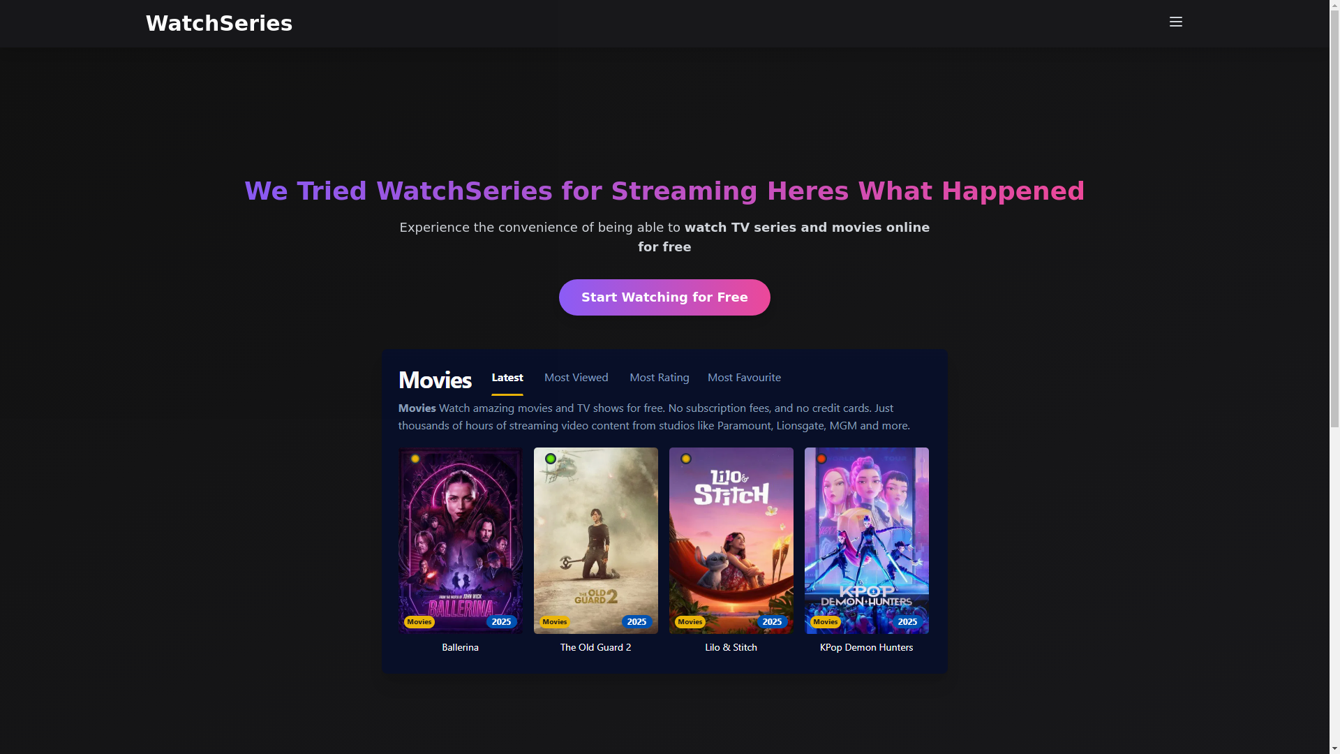 website screenshot of https://watchseries-t7jd.pages.dev/