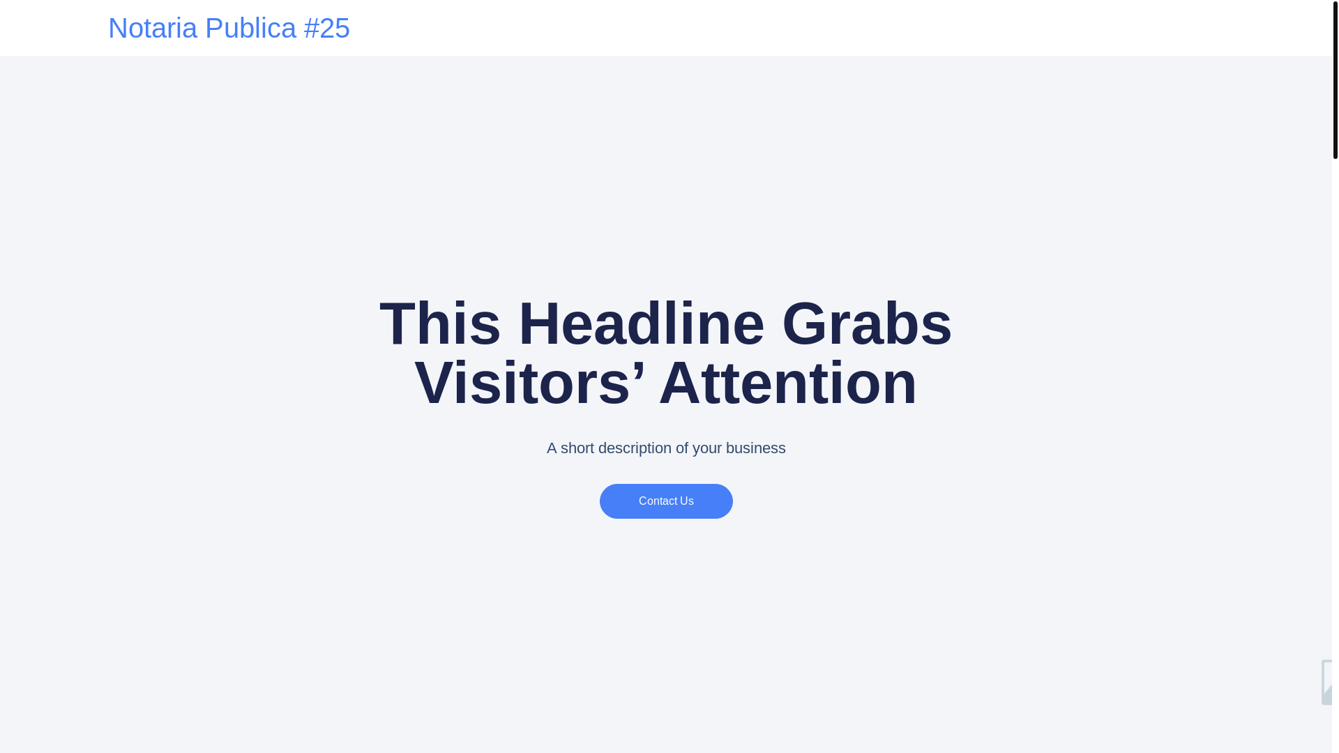 website screenshot of https://notariapublicanumero25.com/