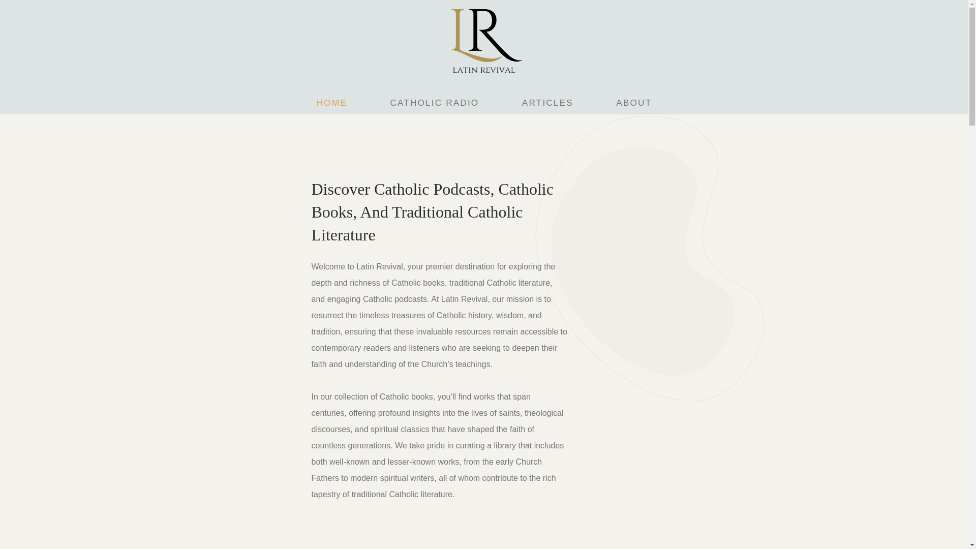 website screenshot of https://latinrevivalpress.com/