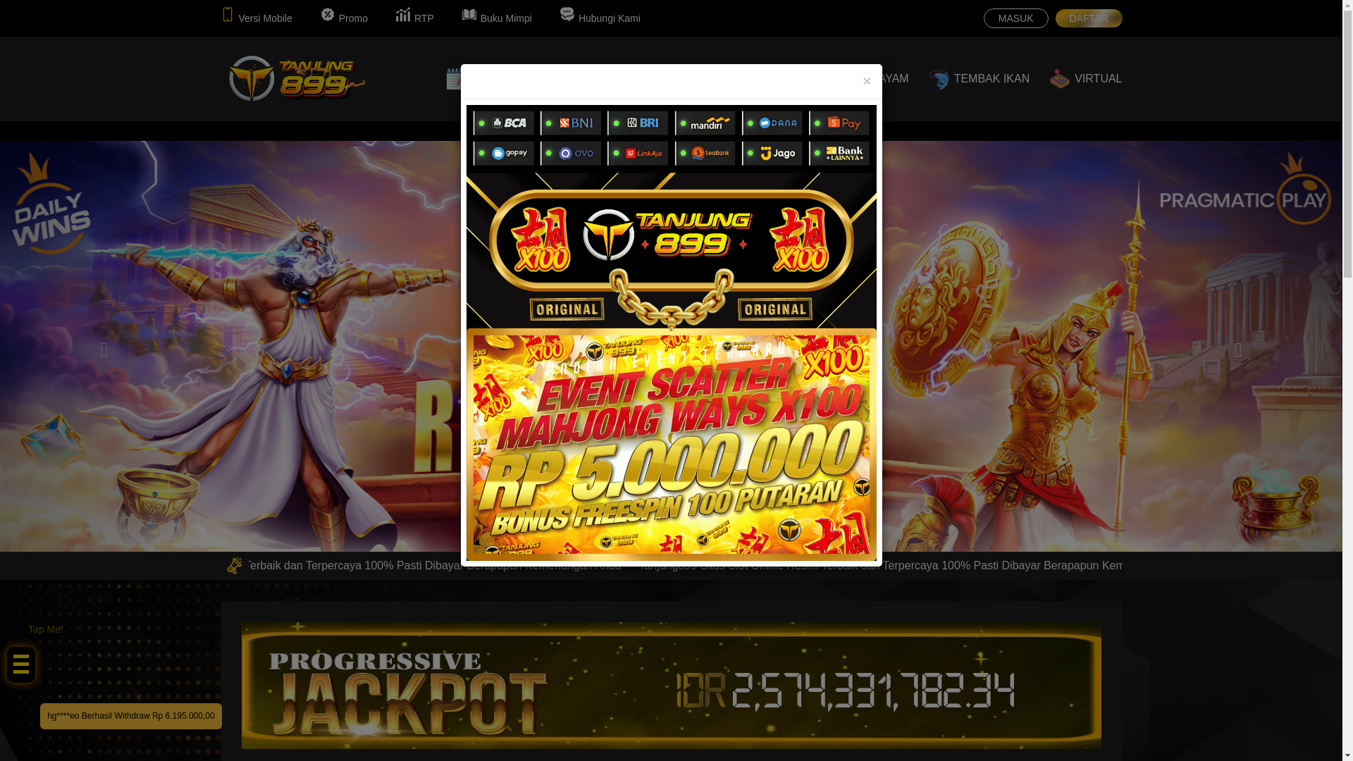 website screenshot of https://tanzone899.vip/