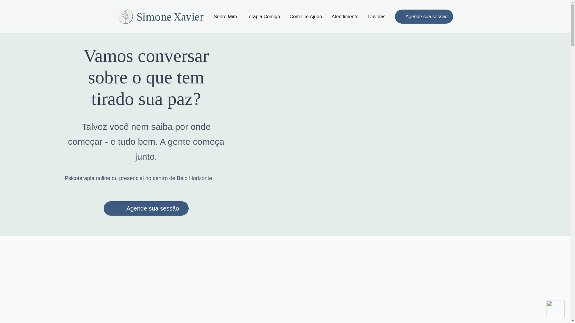 website screenshot of https://simonexavierpsicologa.com.br/