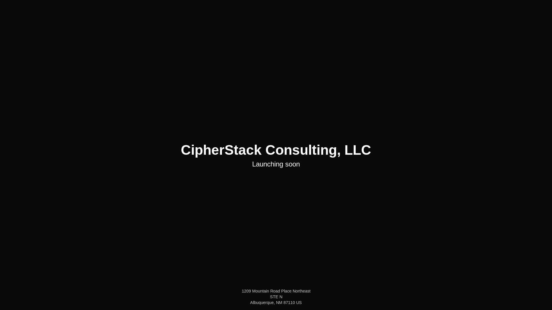 website screenshot of https://cipherstack.pages.dev/