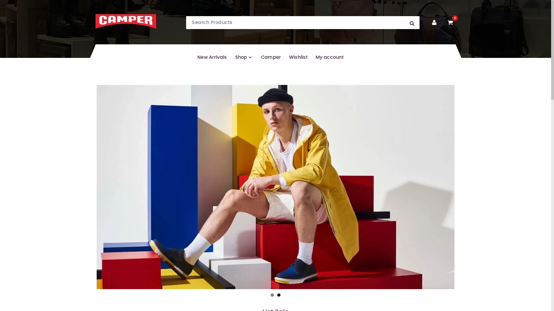 website screenshot of https://hazelrocha.shop/