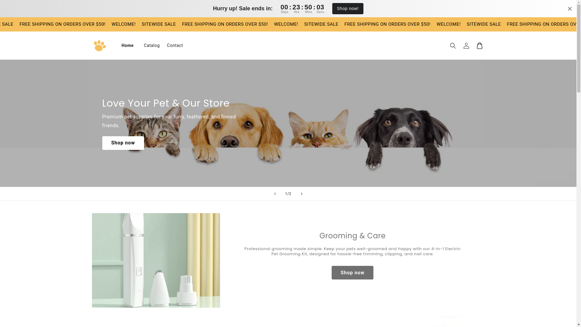 website screenshot of https://brendasomon.store/