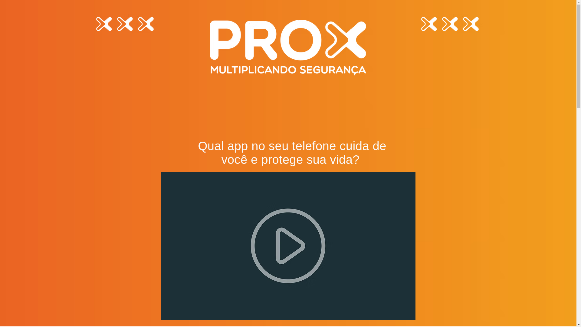 website screenshot of https://proxseguranca.com.br/