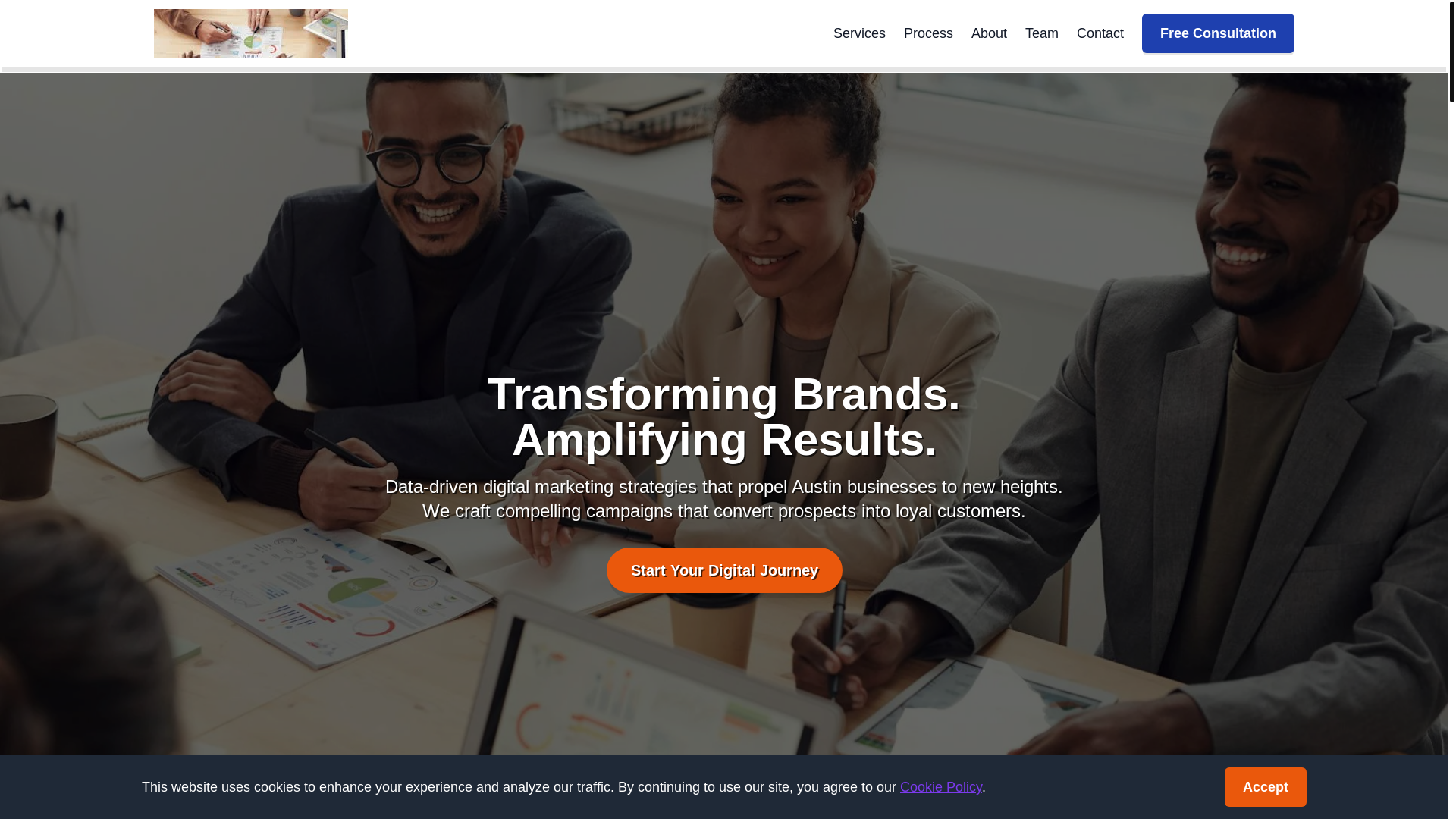 website screenshot of https://theadmile.digital/