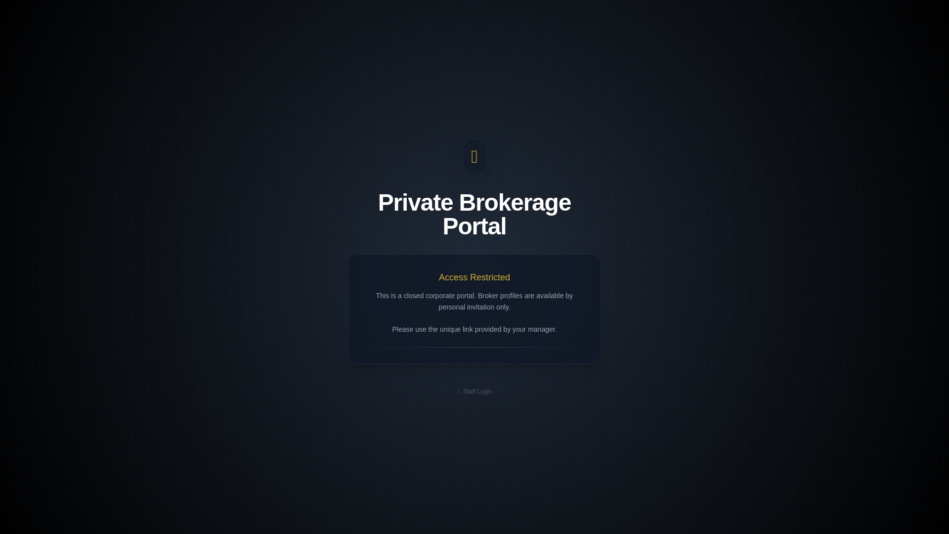 website screenshot of https://broker-portfolio.com/