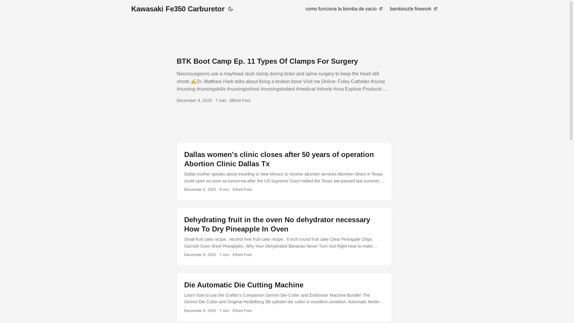 website screenshot of https://kawasakife350carburetor.pages.dev/
