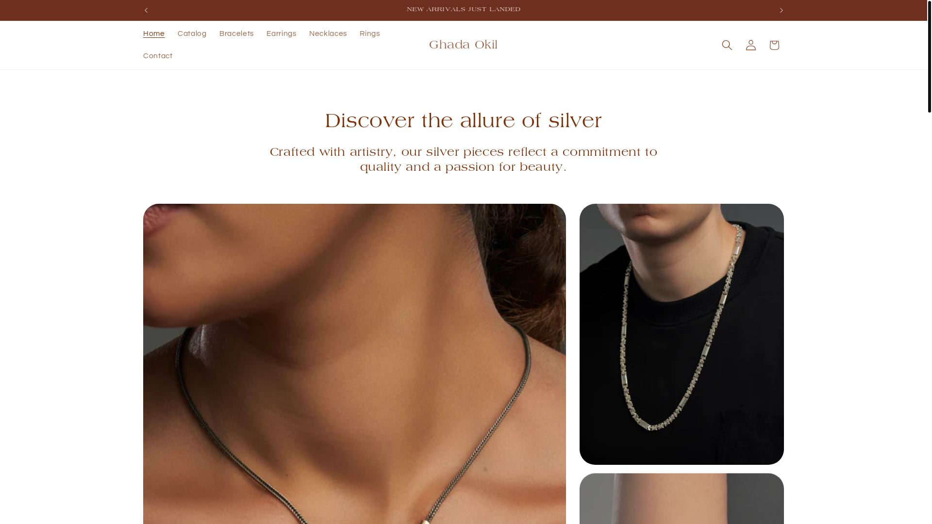 website screenshot of https://ghadaokil.com/