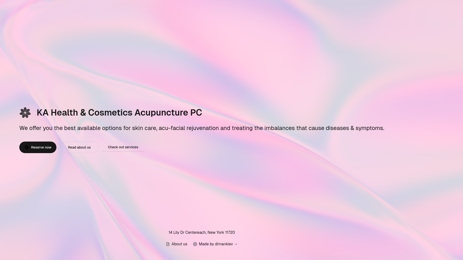 website screenshot of https://elite-beauty.pages.dev/