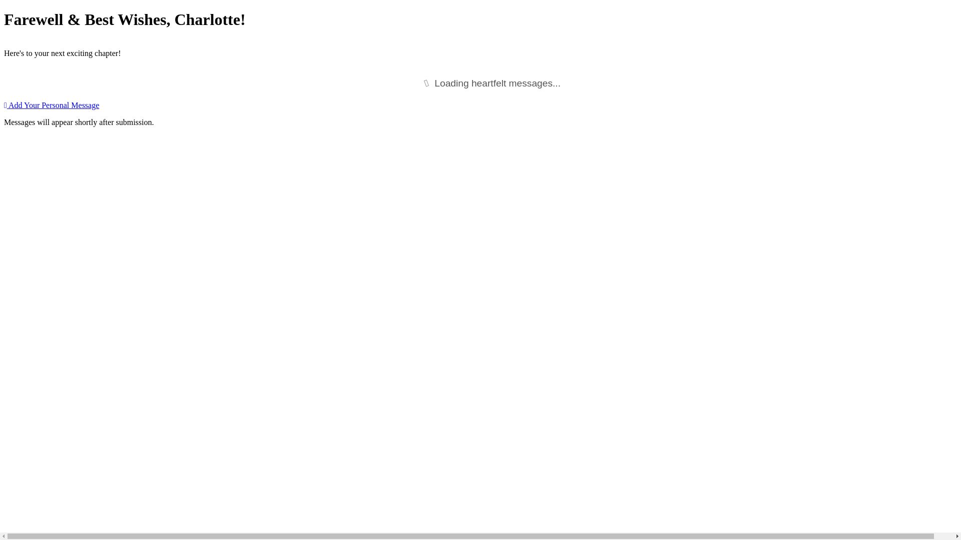 website screenshot of https://wishboard-for-charlotte.pages.dev/