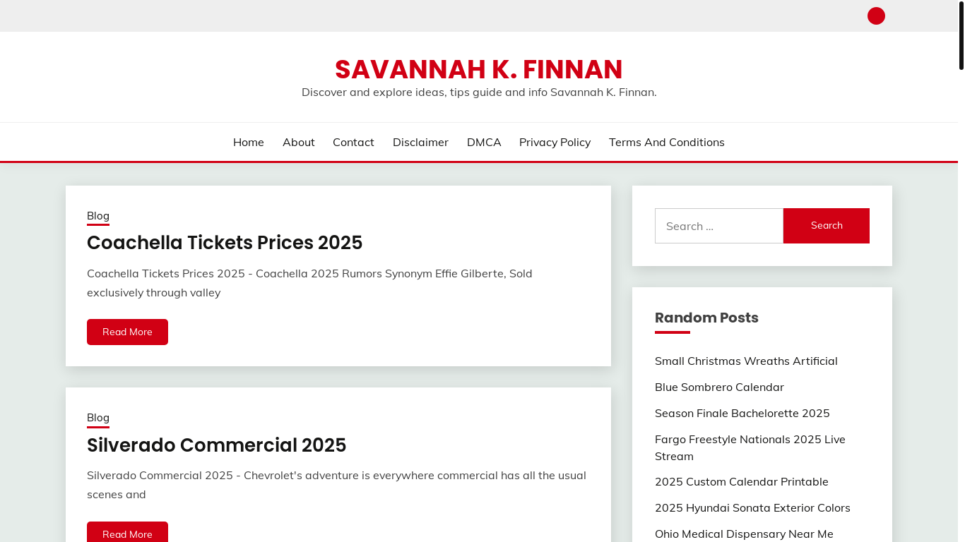 website screenshot of https://savannahfinnank.pages.dev/