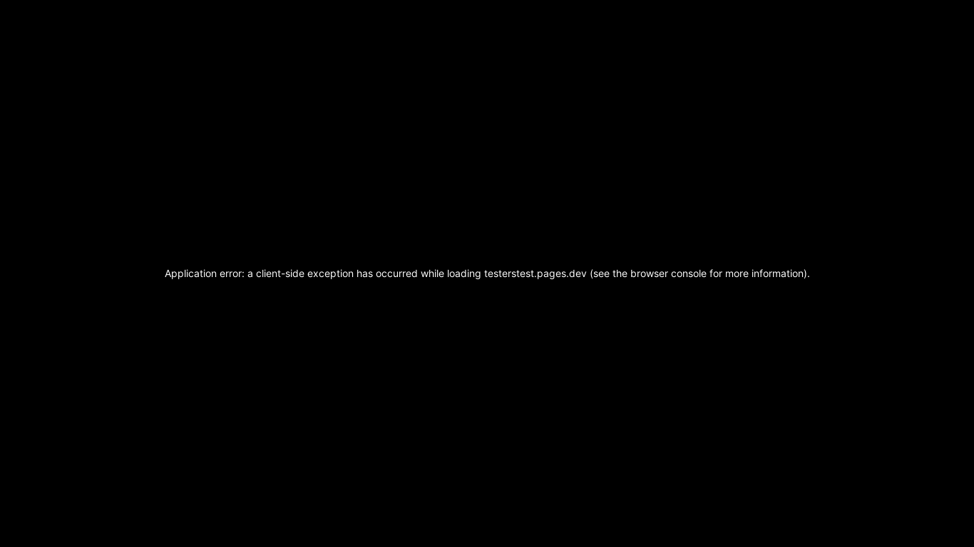 website screenshot of https://testerstest.pages.dev/