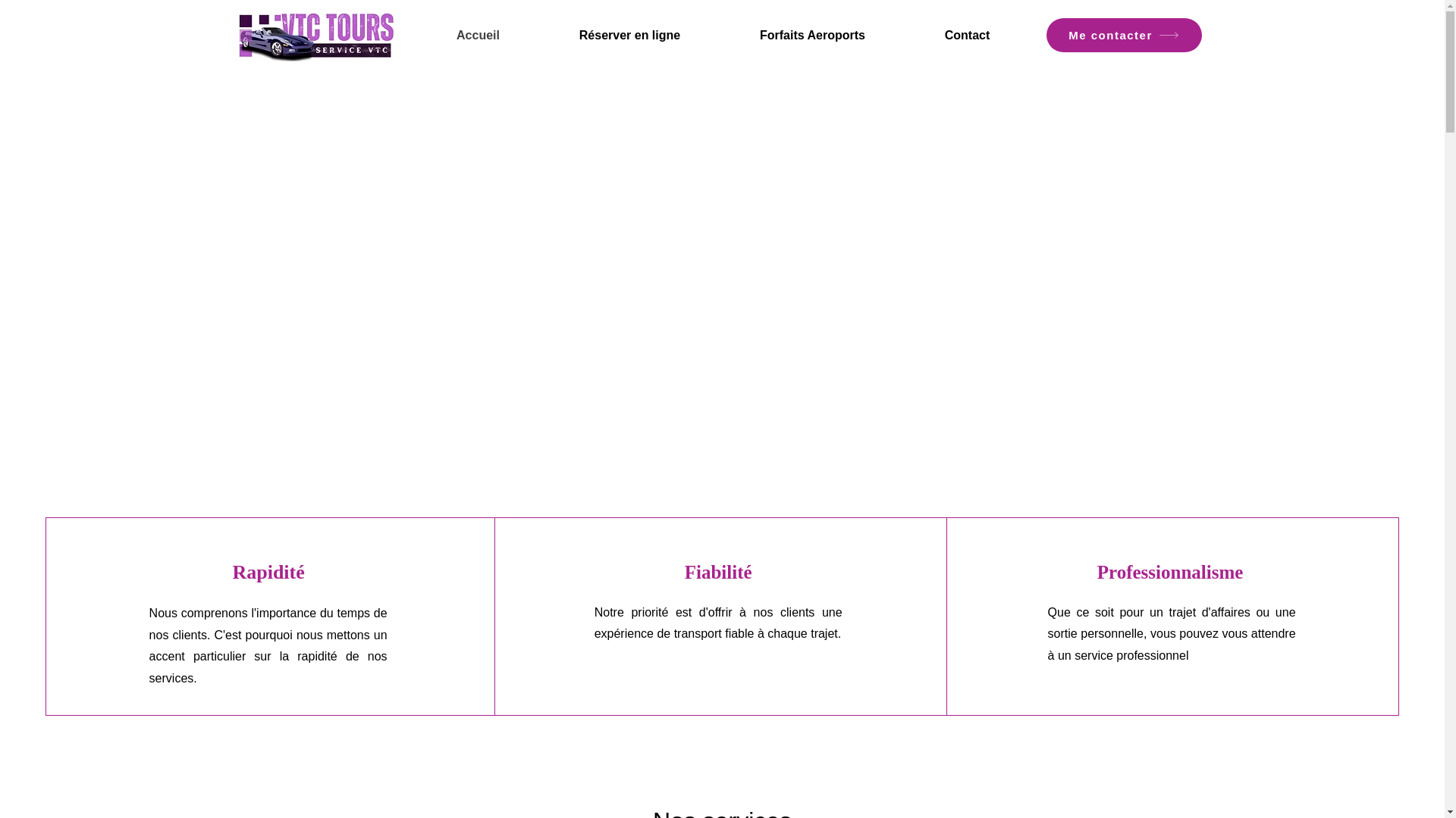 website screenshot of https://taxi-travel-tours.fr/