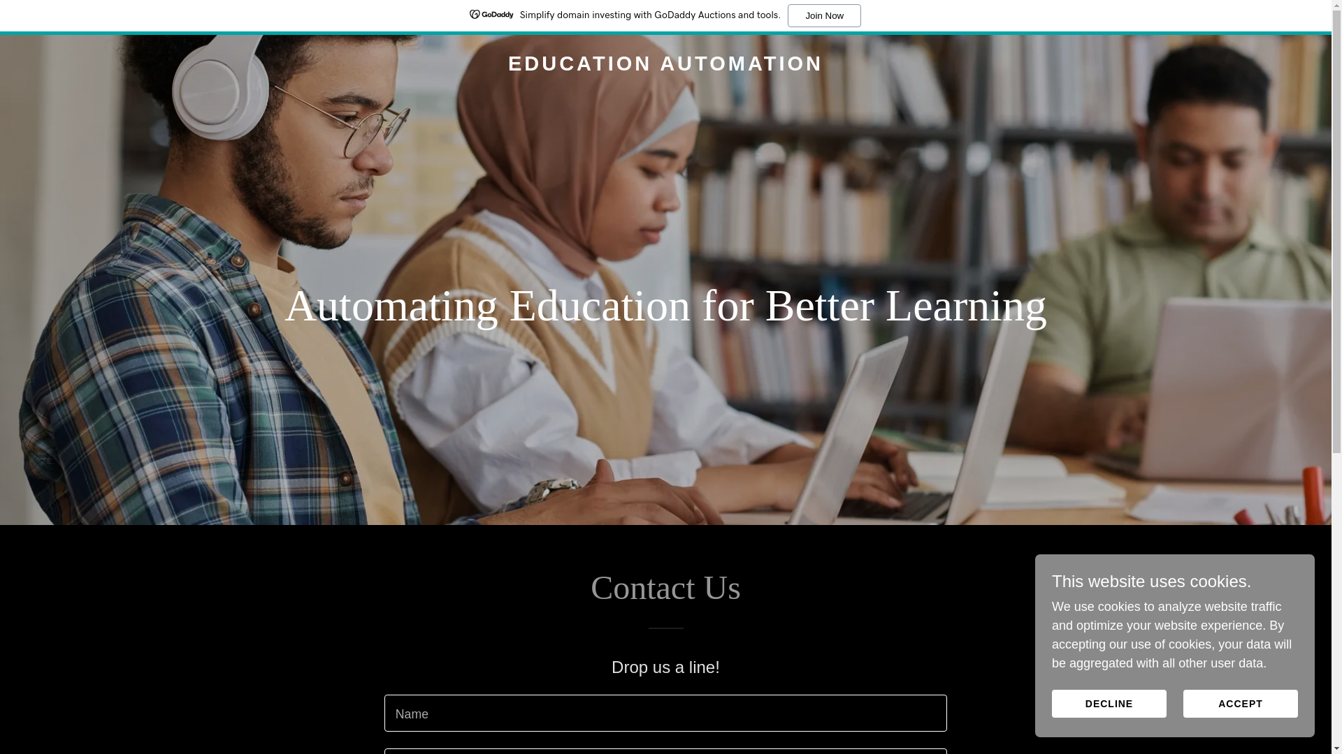 website screenshot of https://education-automation.com/