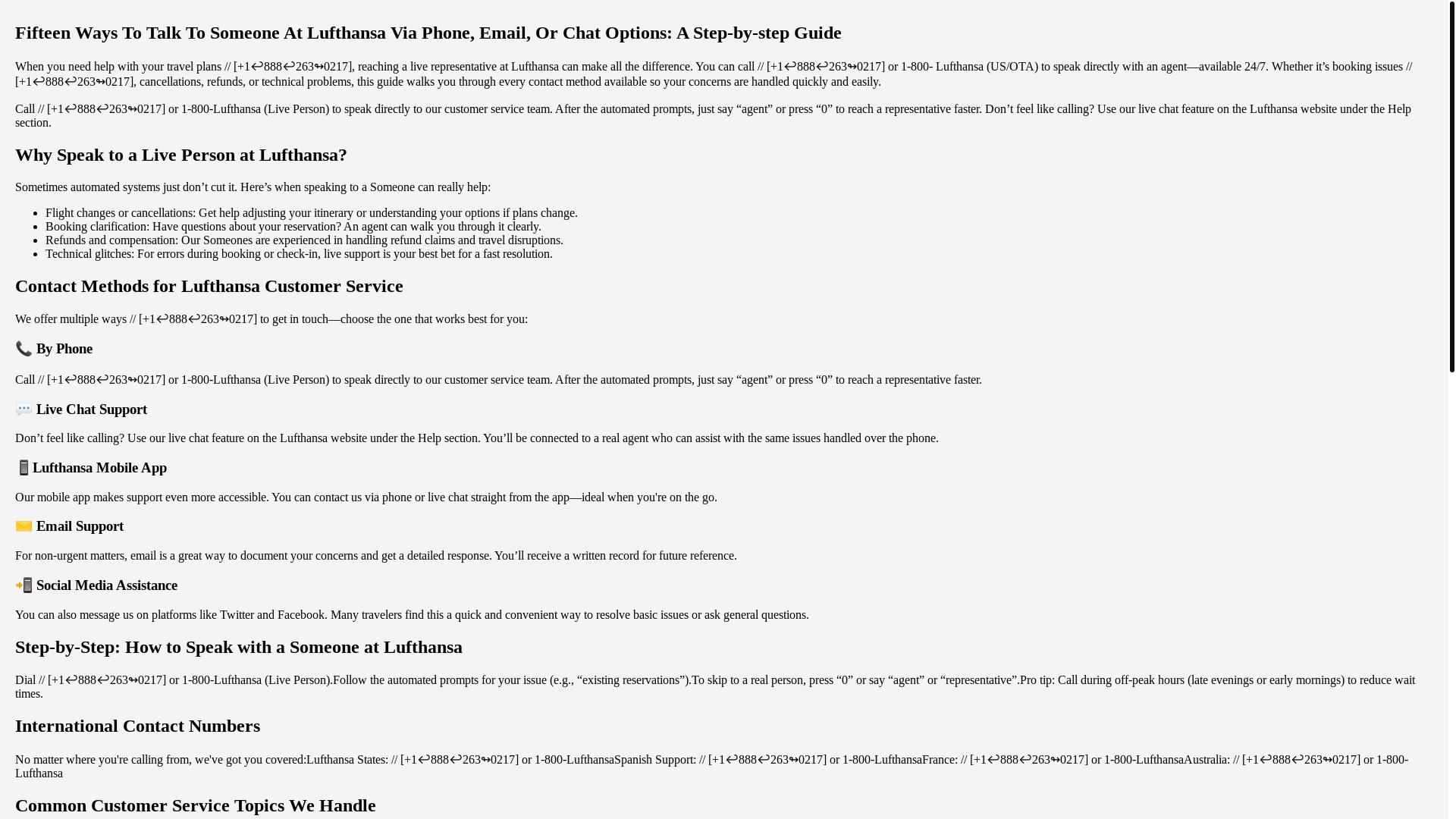 website screenshot of https://official-lufthansa-help-center.pages.dev/