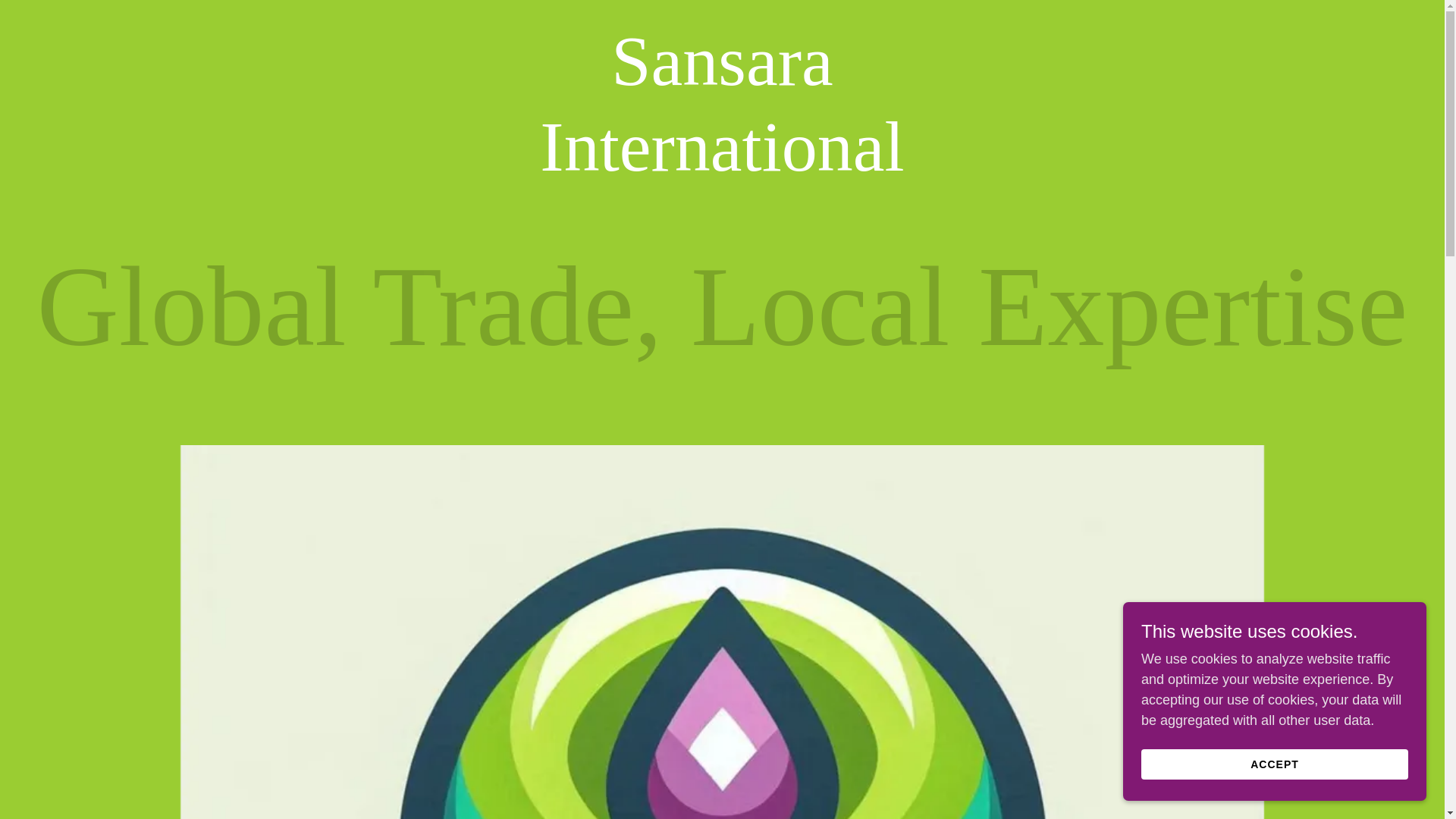 website screenshot of https://sansara-intl.com/