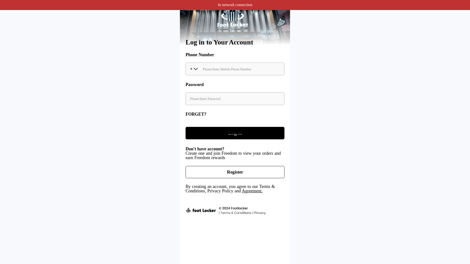 website screenshot of https://www.footlocker-sport.com/index