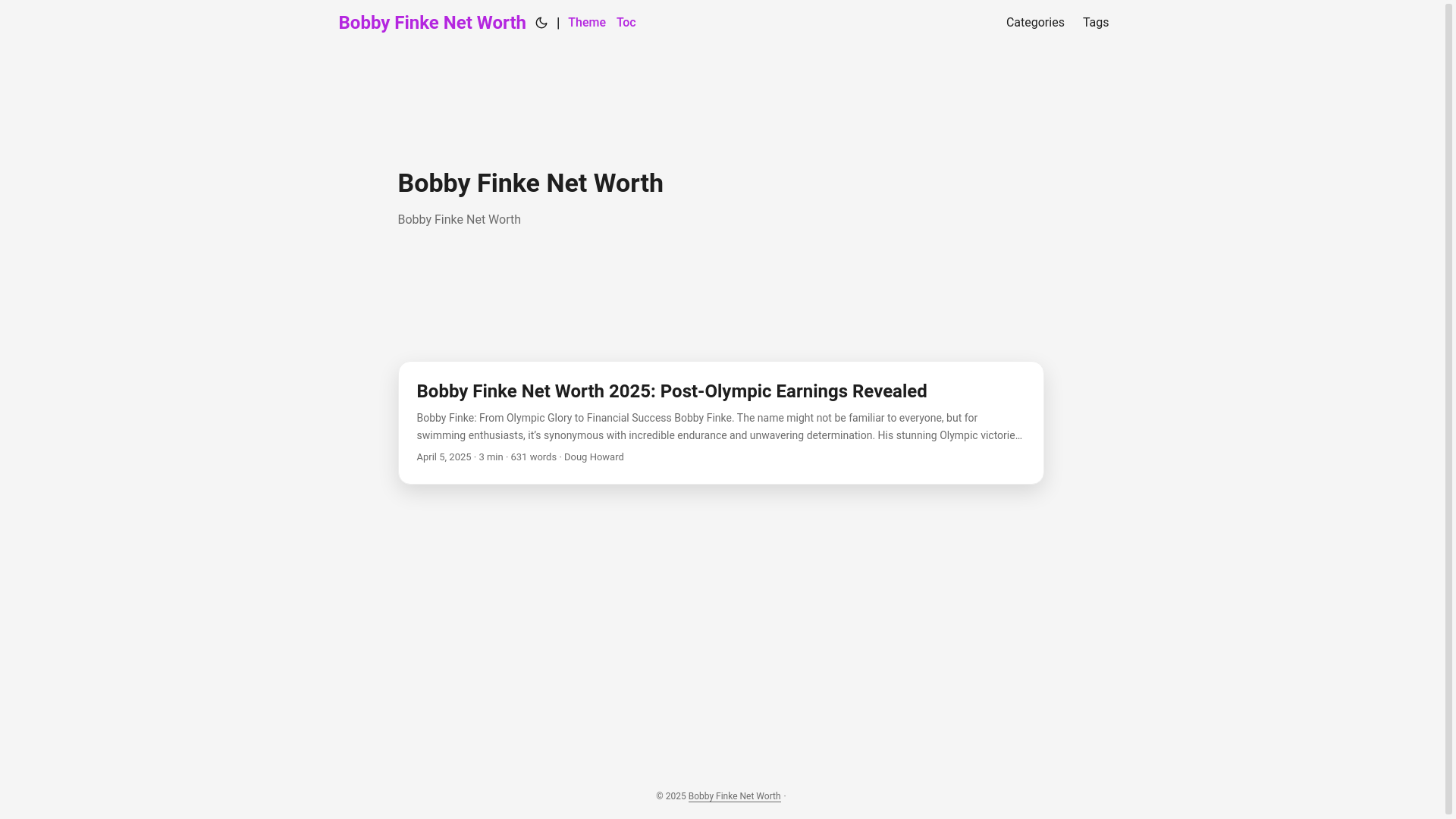 website screenshot of https://bobby-finke-net-worth.pages.dev/