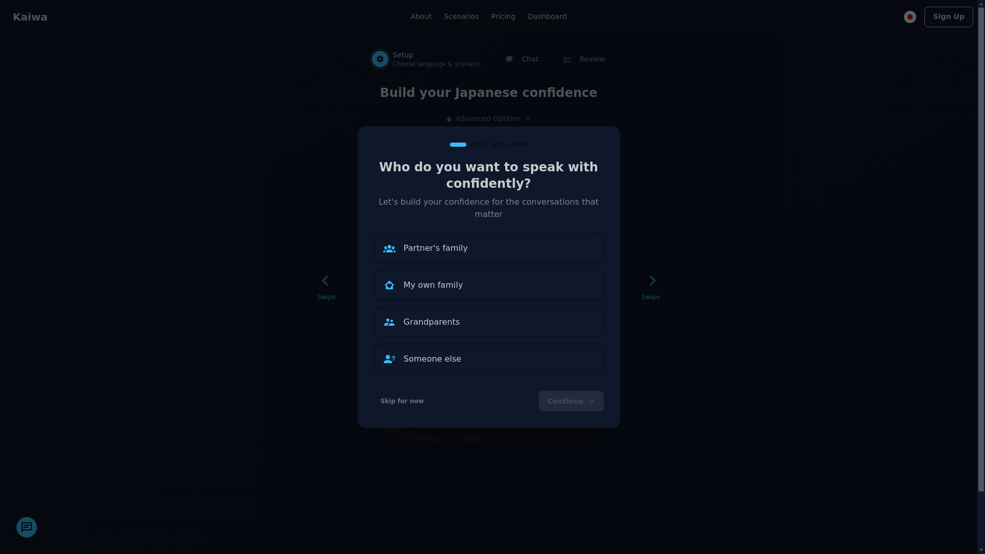 website screenshot of https://trykaiwa.com/