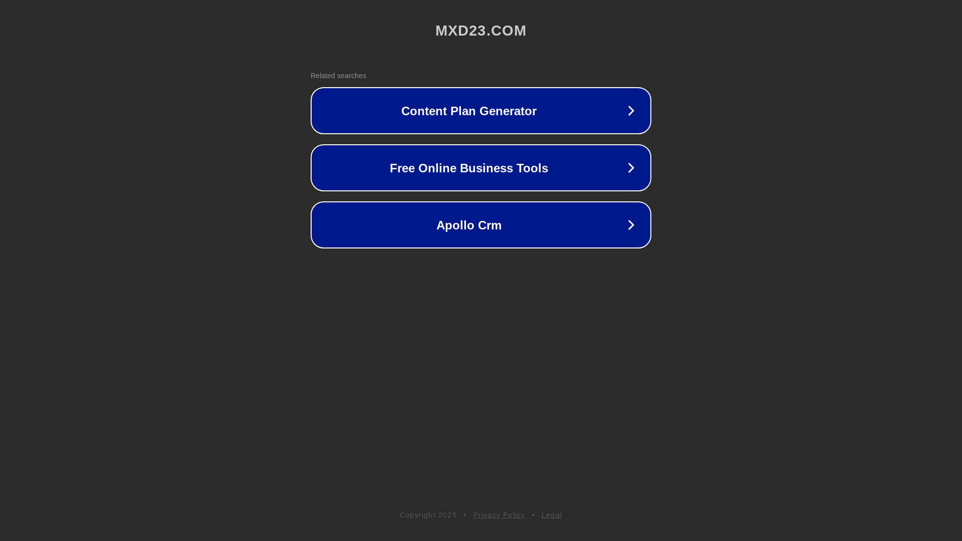 website screenshot of https://panel.mxd23.com