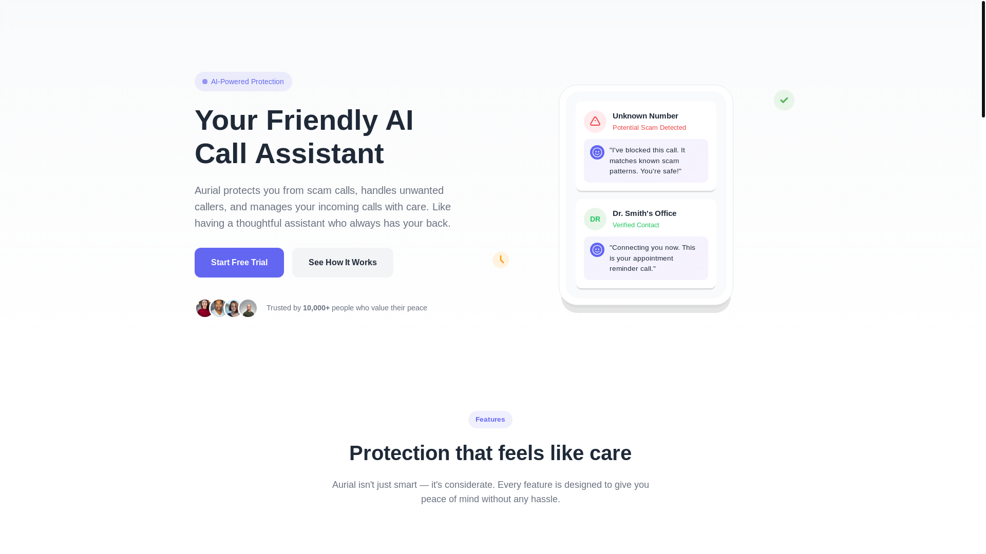 website screenshot of https://aurial-76nif.kinsta.page