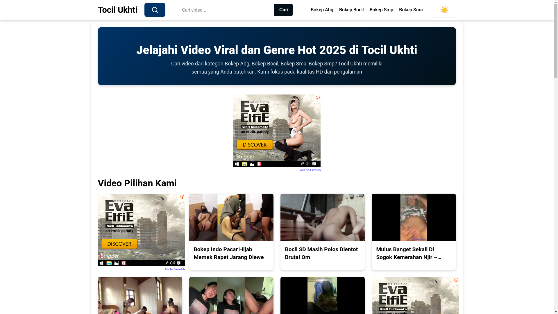 website screenshot of https://tocilukhti.pages.dev/