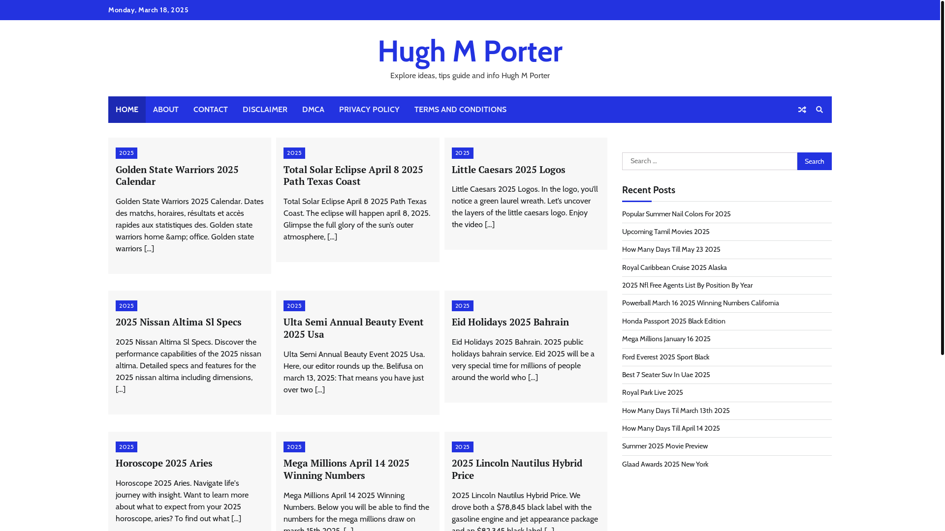 website screenshot of https://hughmporterp.pages.dev/