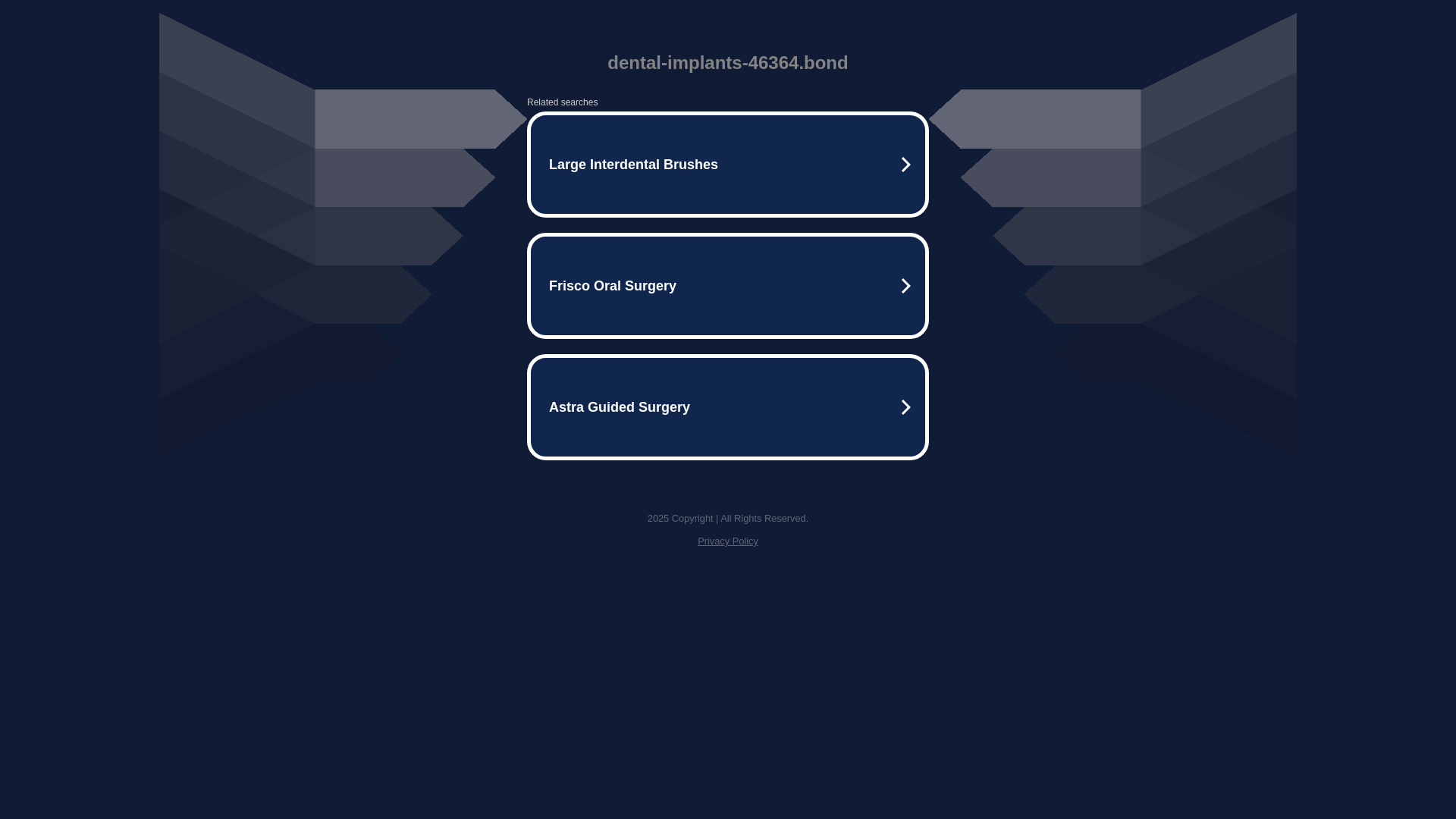 website screenshot of https://dental-implants-46364.bond/