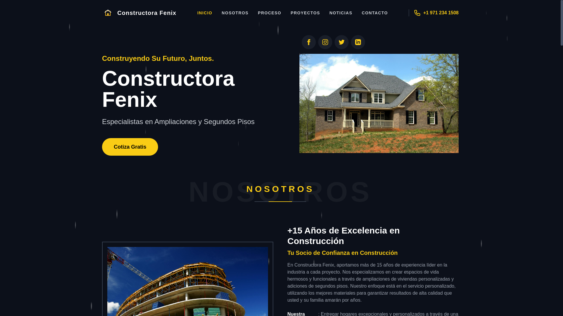 website screenshot of https://constructorafenix.pages.dev/