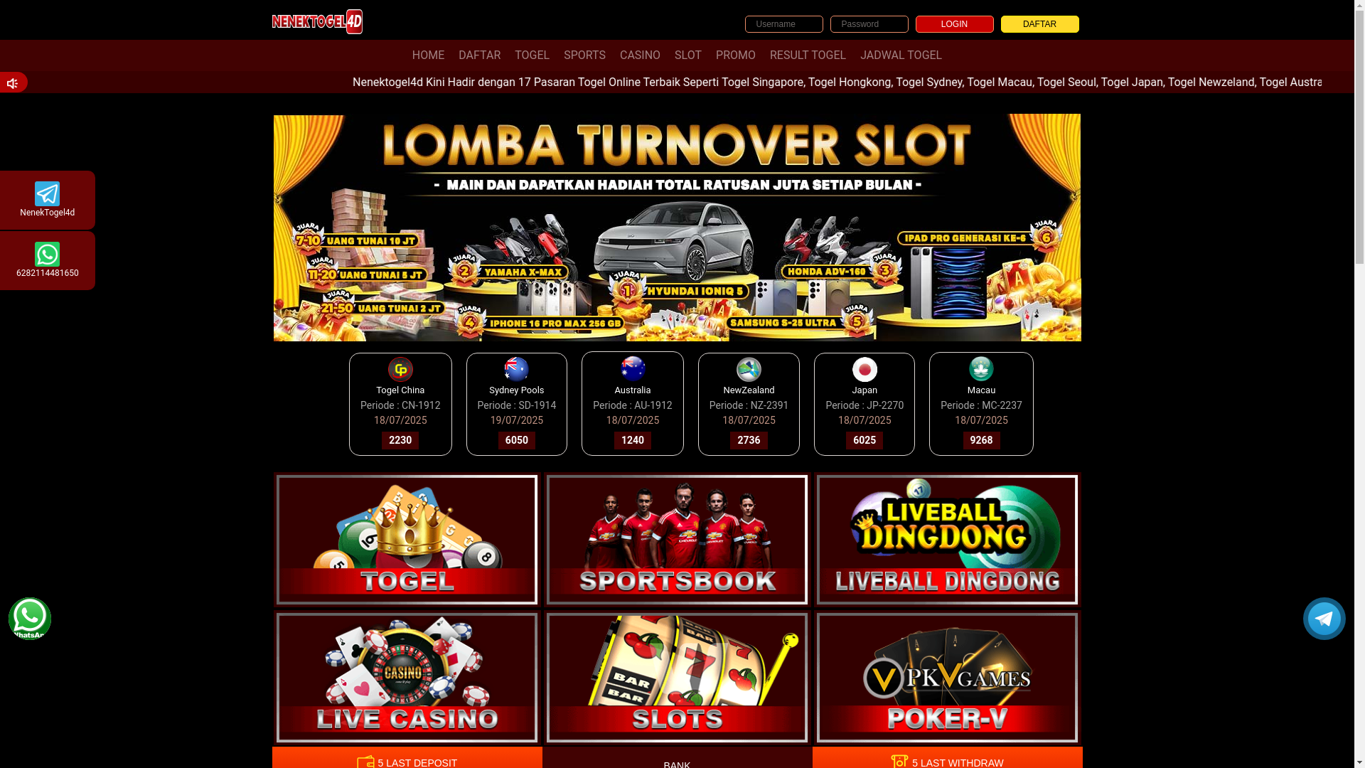 website screenshot of https://nenektogel4dder5.com/